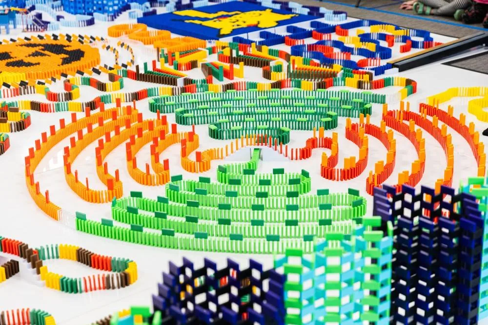 18th Annual Domino Toppling Extravaganza