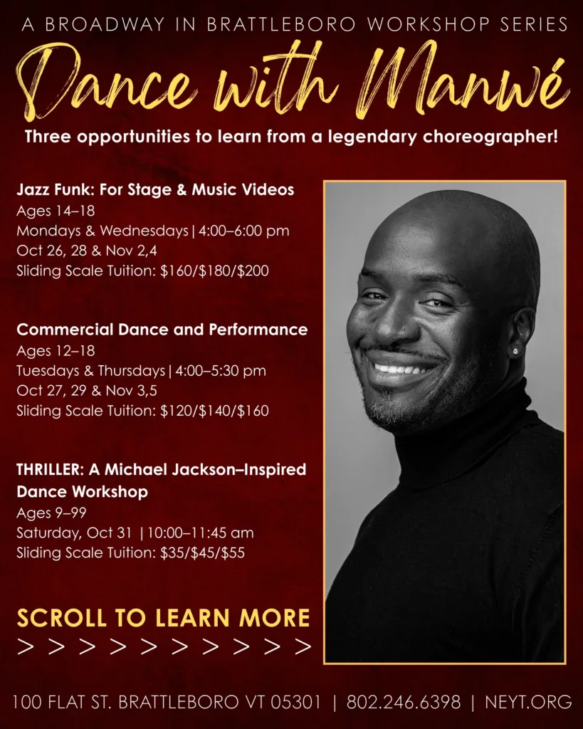 A Broadway in Brattleboro Dance Workshop Series