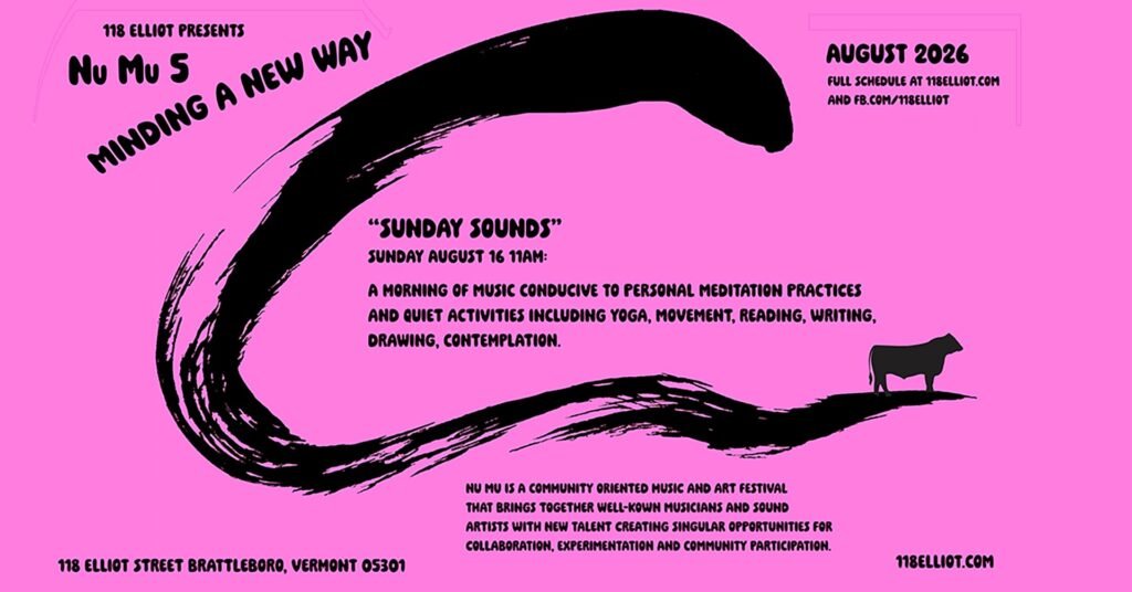 Nu Mu festival: Sunday improvised meditation session open to all
