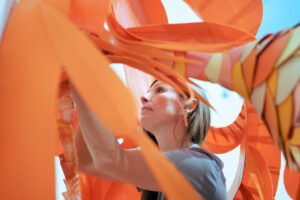 Artist Aurora Robson transforms plastic into art at BMAC