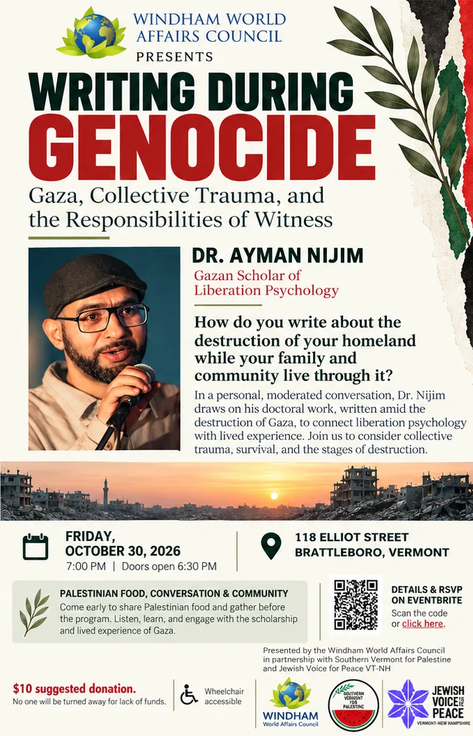 Writing During Genocide: Gaza, Collective Trauma, and the Stages of Destruction