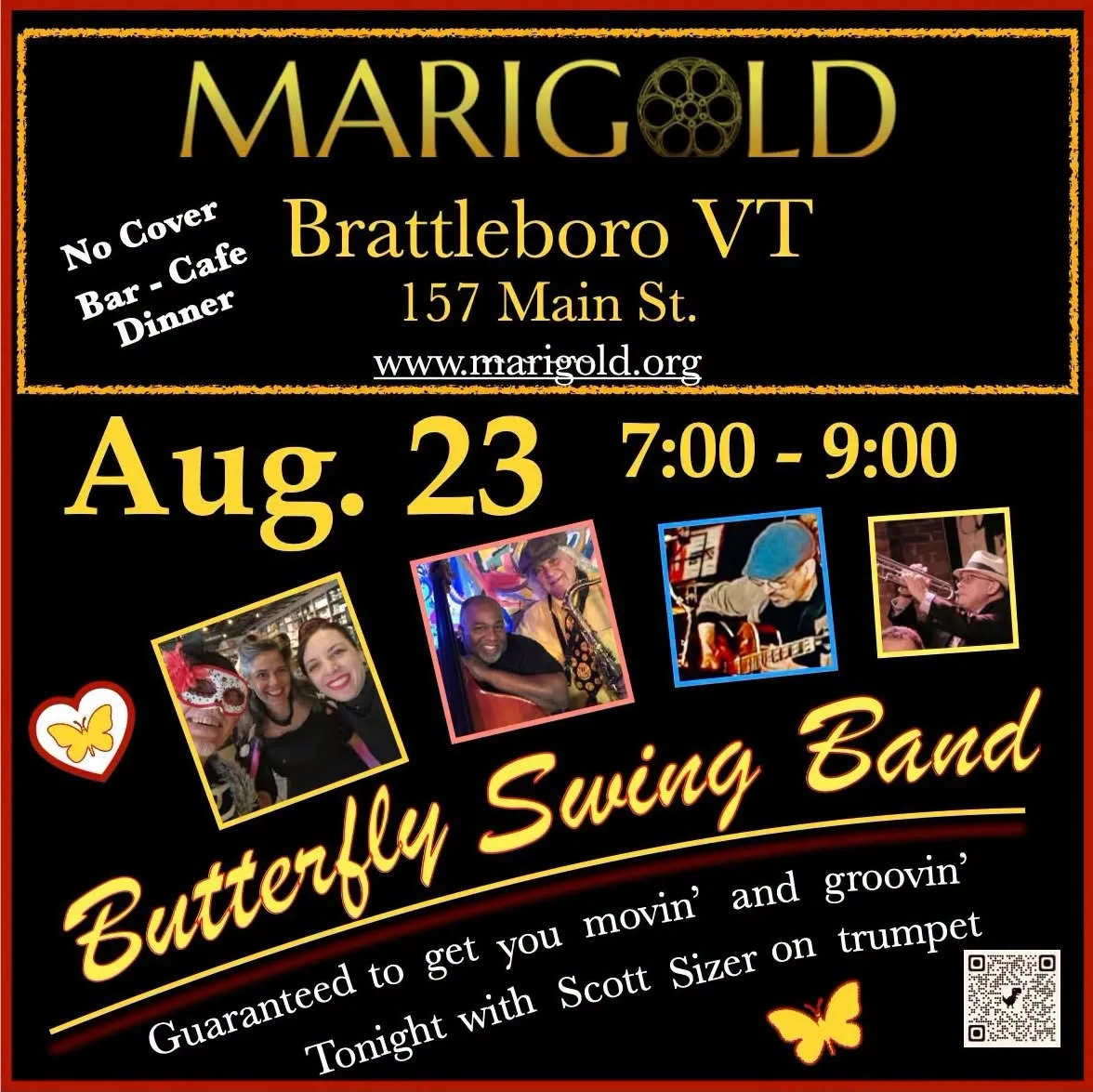 BUTTERFLY SWING BAND Returns to Marigold Brattleboro