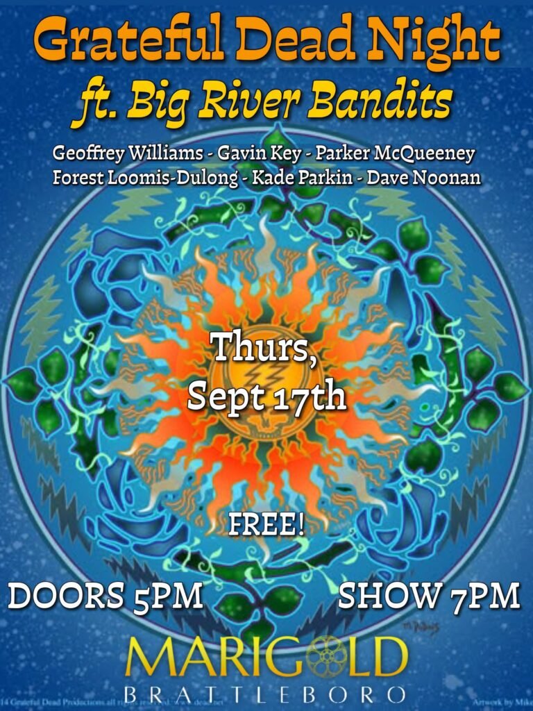 Grateful Dead Night @ Marigold Brattleboro!