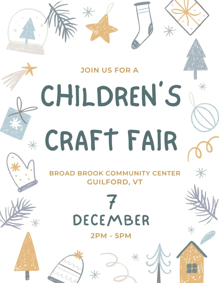 Blue Yellow White Hand Drawn Simple Illustrated Winter Holiday Decor Christmas Party Invitation Flyer