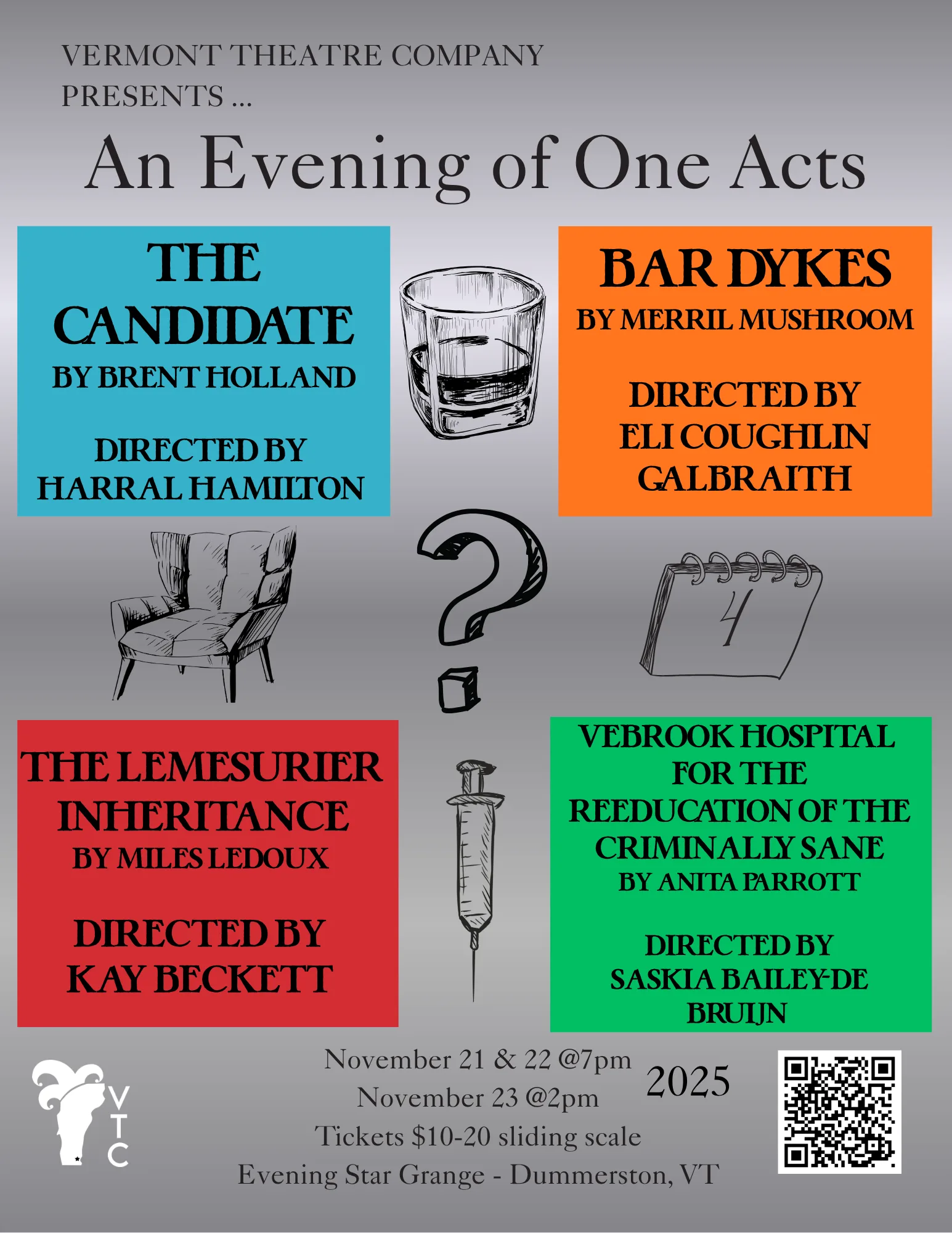 Copy Of Opt 5 One Acts Poster