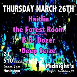 Haitlin The Forest Room BB Dozer And Deep Seize @ Midnights