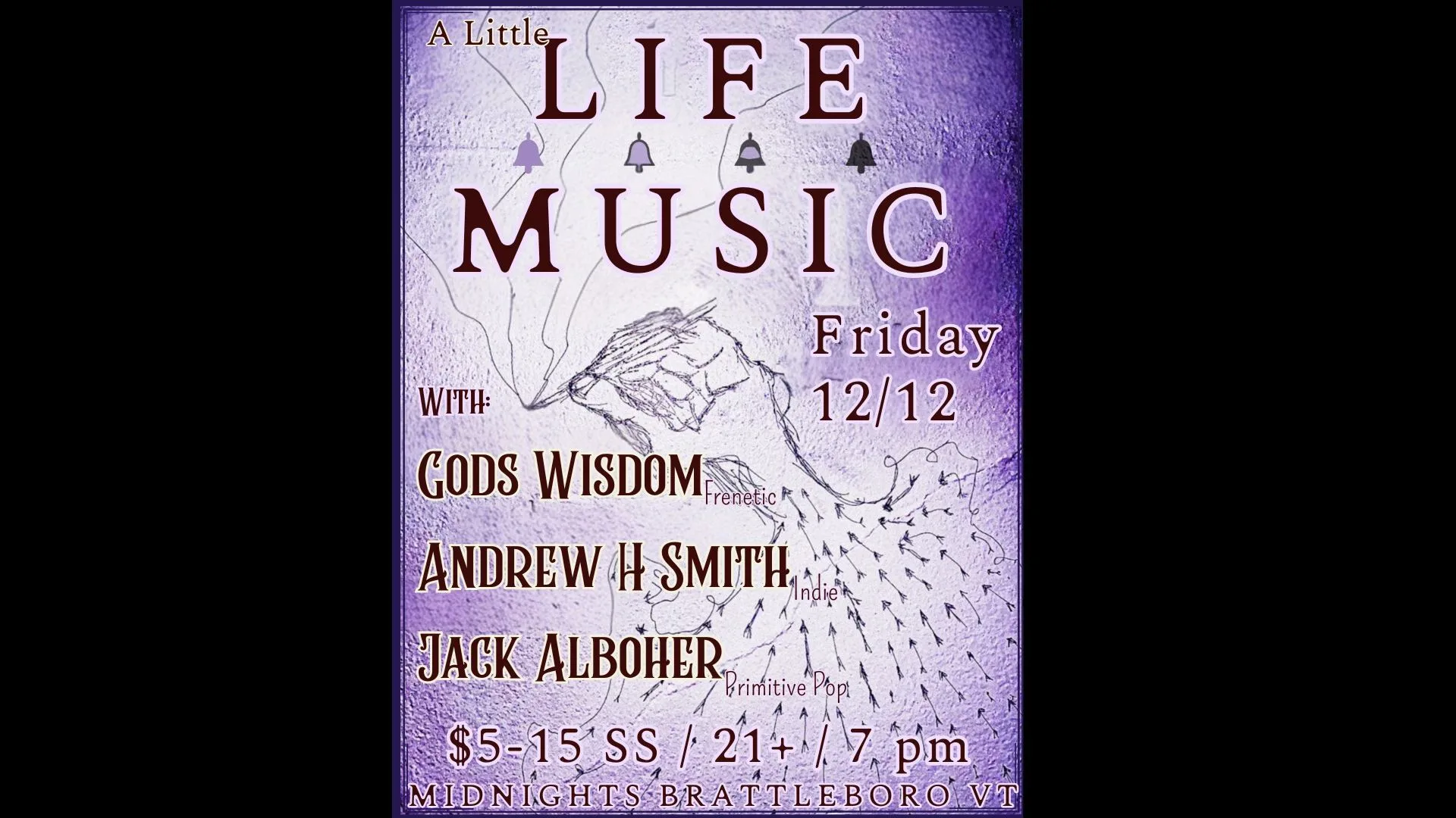 Jack Alboher, Andrew H Smith & Gods Wisdom @ Midnight's