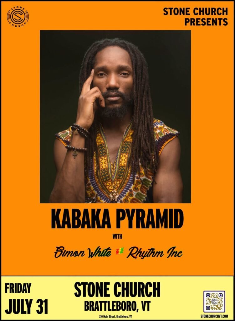 Kabaka Pyramid w/s/g Simon White & Rhythm Inc