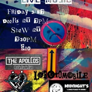 Lobotomobile The Apollos And Tattooed In Blue @ Midnights