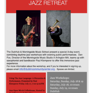 Morningside Summer Jazz Retreat 1