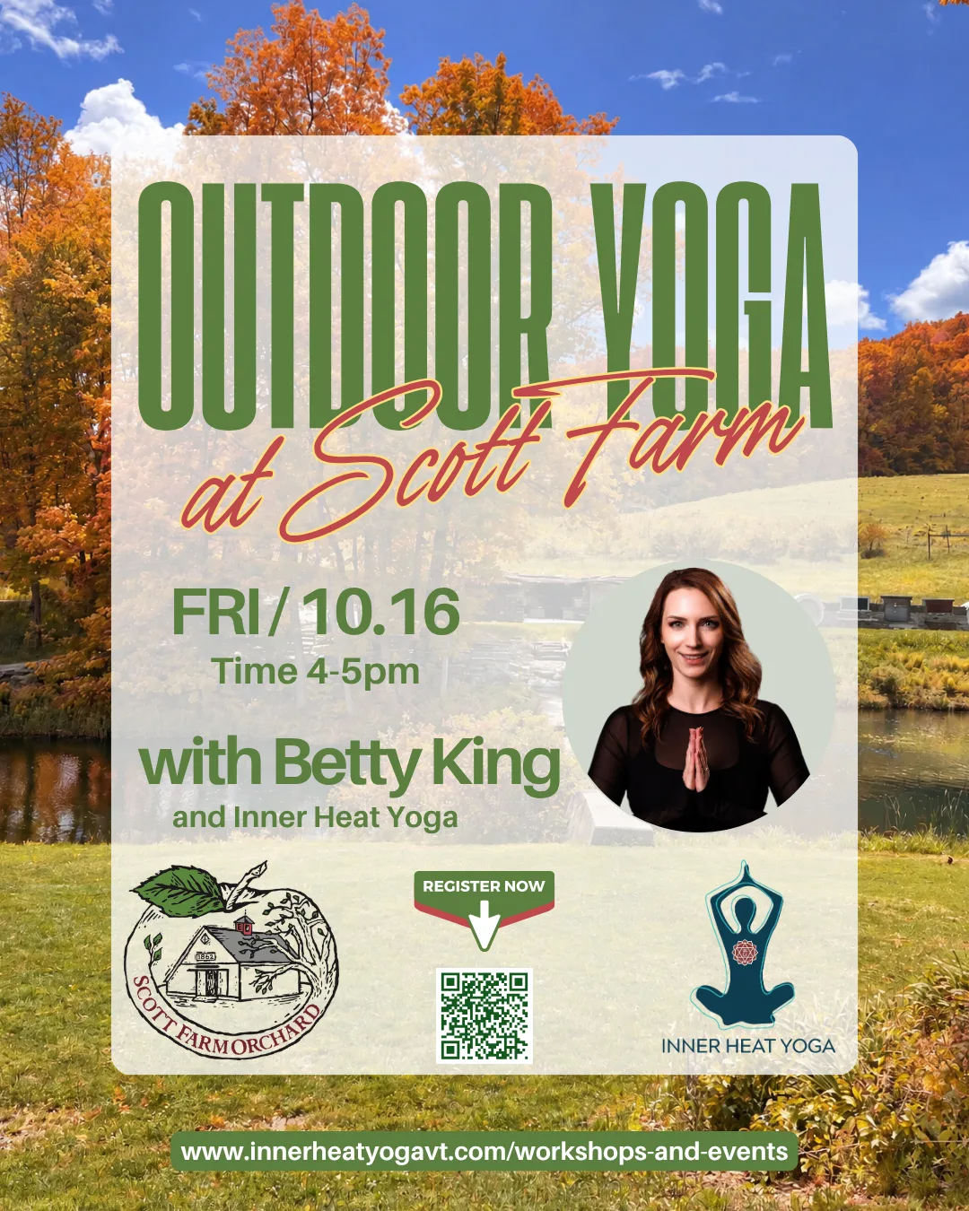 Outdoor Yoga at Scott Farm with Betty King