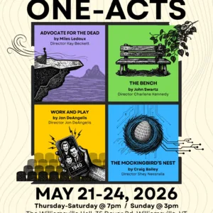 RRP One Acts 2026 Flyer