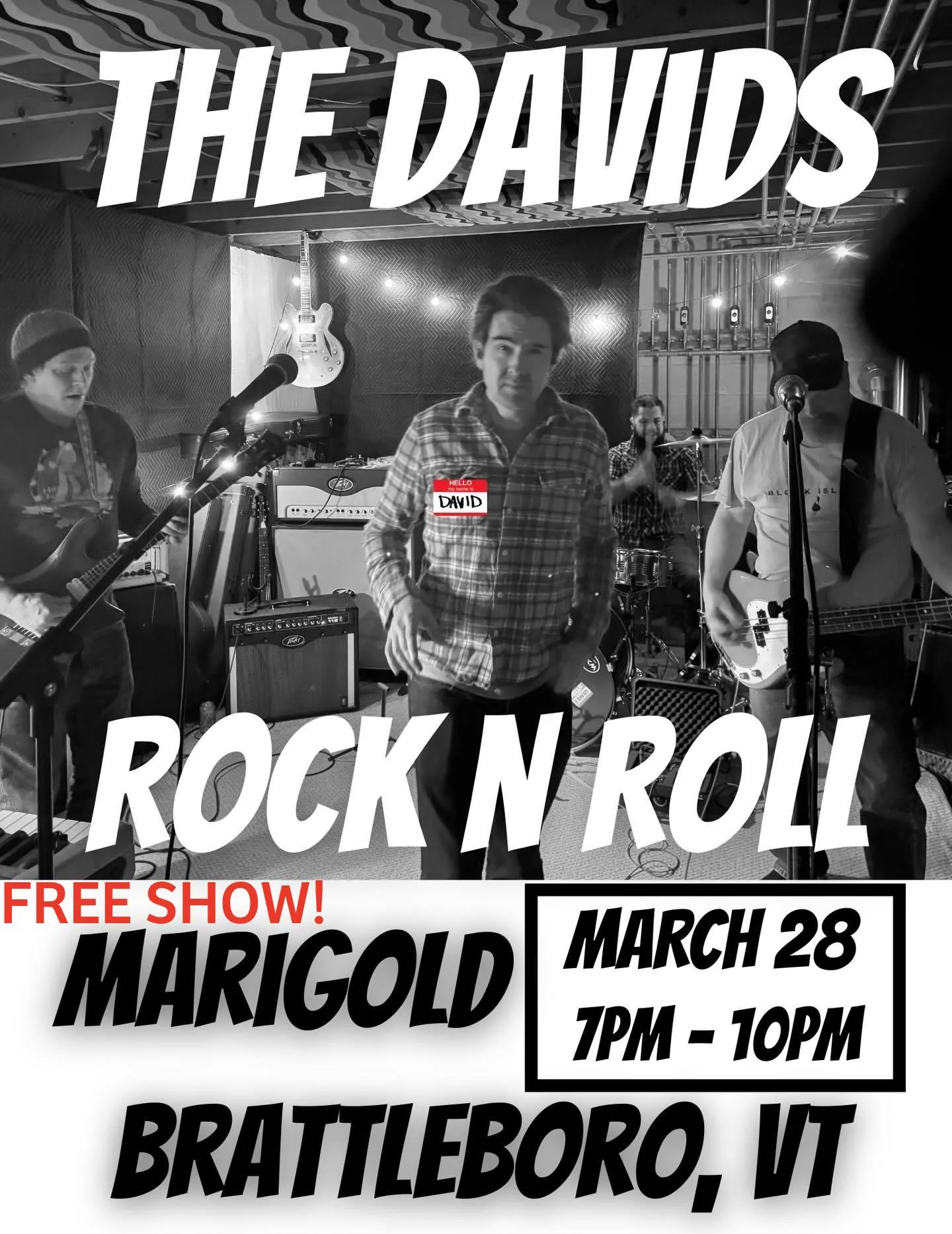THE DAVIDS LIVE @ Marigold Brattleboro