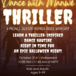 Thriller-Inspired Dance Workshop for Kids & Adults