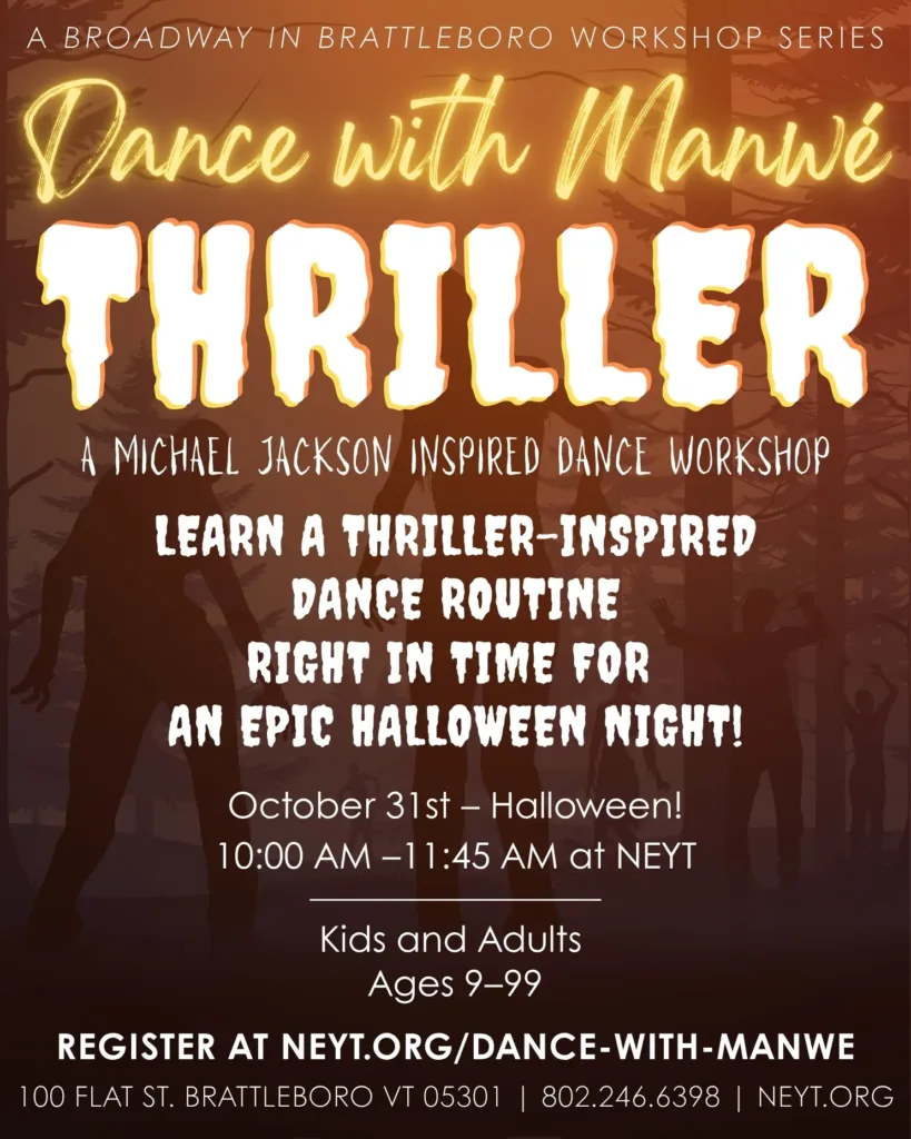 Thriller-Inspired Dance Workshop for Kids & Adults