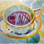 WEB Tea Cup With Reflection 45x51 15000