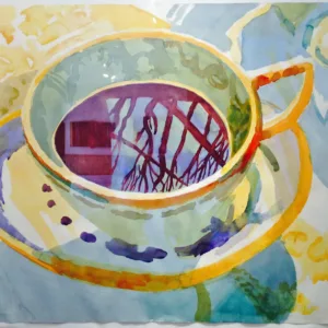 WEB Tea Cup With Reflection 45x51 15000