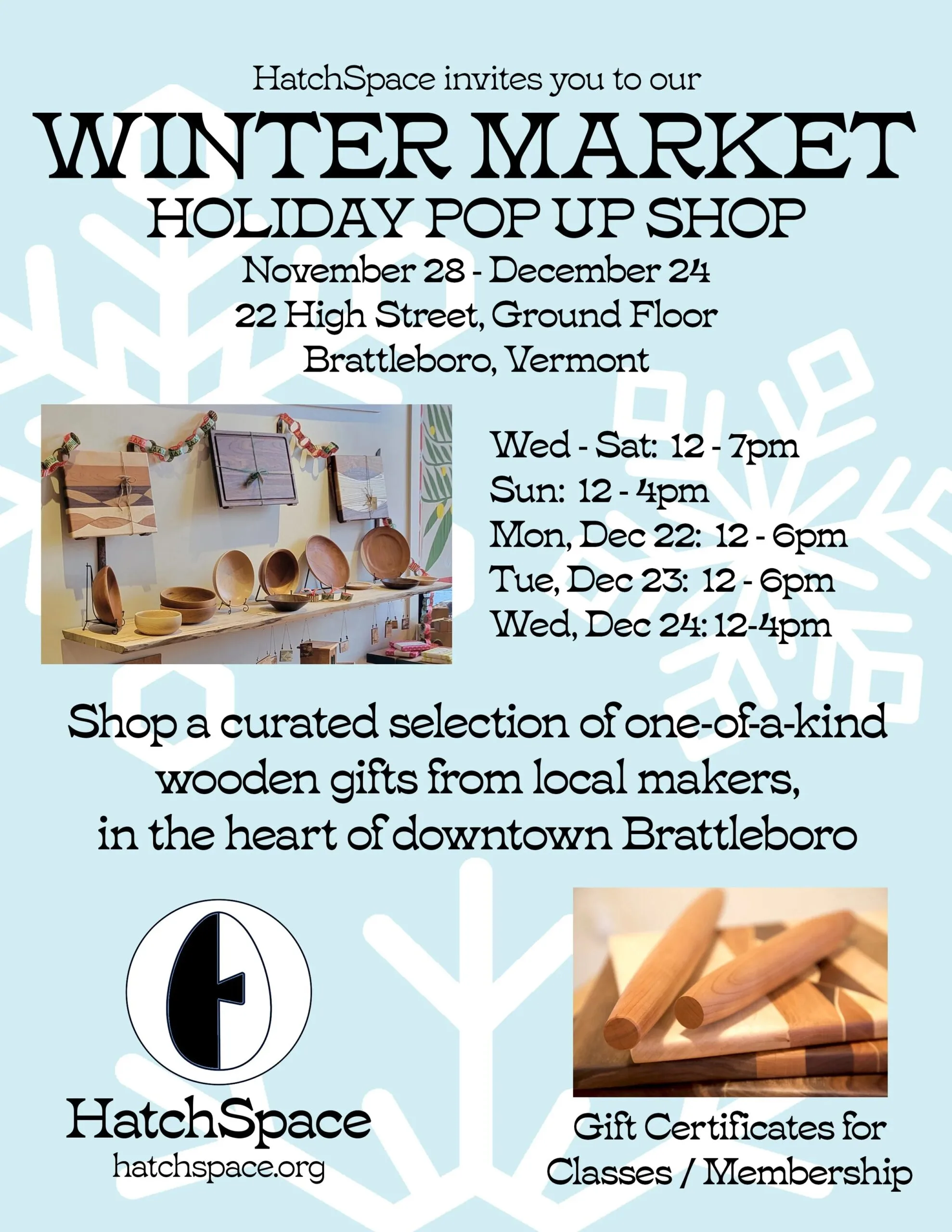 Winter Market at Hatch Space
