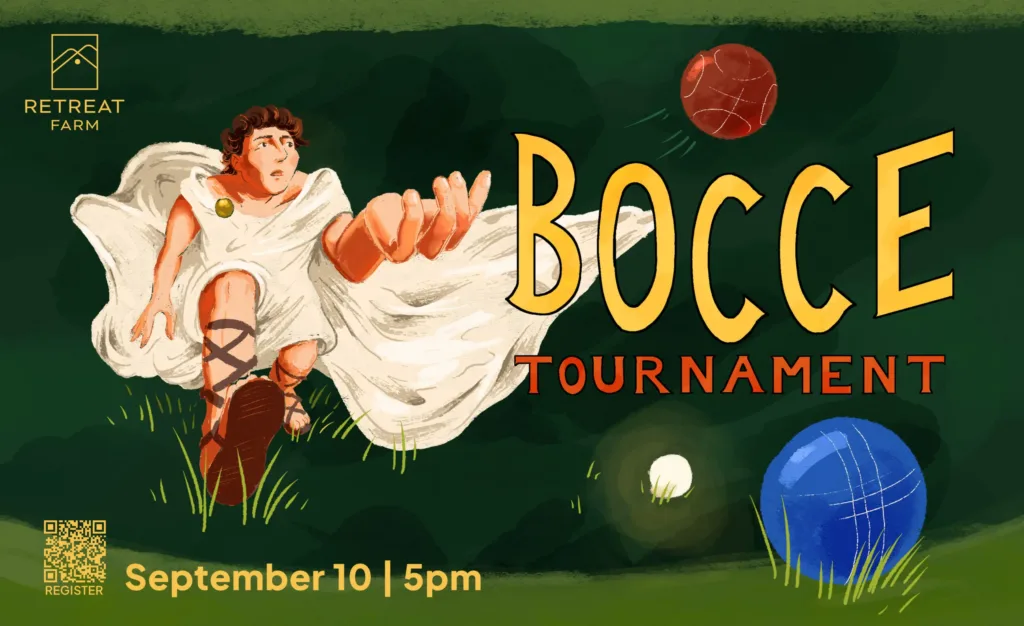Bocce Tournament at Retreat Farm