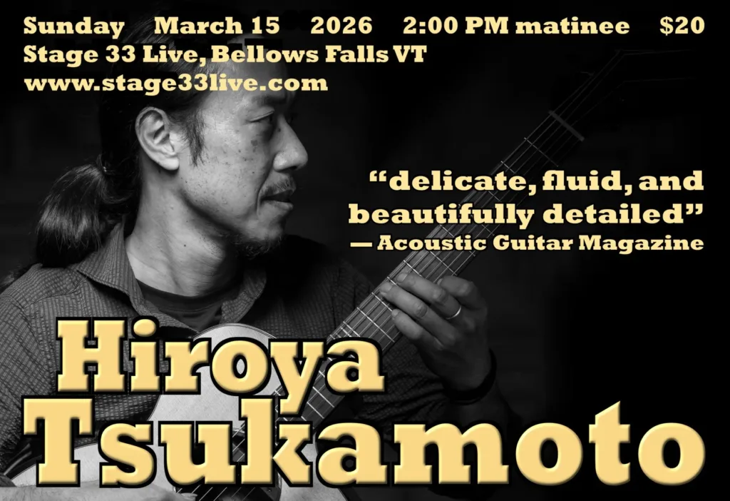 Hiroya Tsukamoto at Stage 33 Live