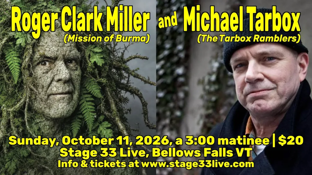 Roger Clark Miller and Michael Tarbox at Stage 33 Live