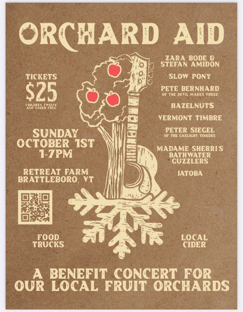 Orchard Aid Benefit Concert