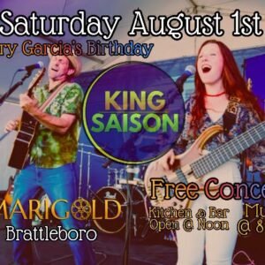King Saison @ Marigold Brattleboro — event poster