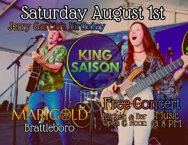 King Saison @ Marigold Brattleboro — event poster