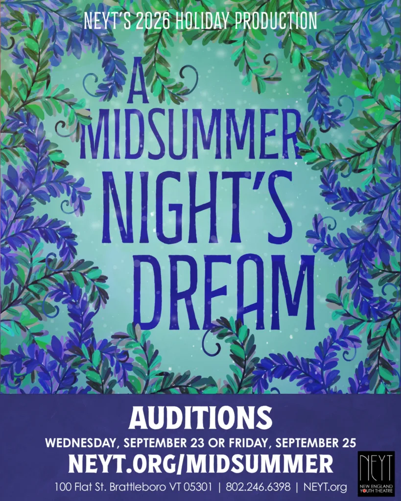 NEYT’s Holiday Production Auditions — A Midsummer Night’s Dream