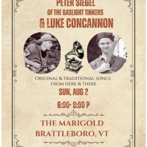 Peter Siegel and Luke Concannon at Marigold — event poster
